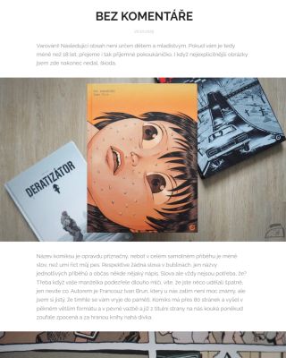 Na stránkách @ironcomicscz vyšla recenze na nedávno vydanou knihu Ivana Bruna Bez komentáře. Děkujeme!...